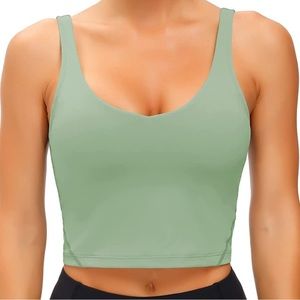 green workout top